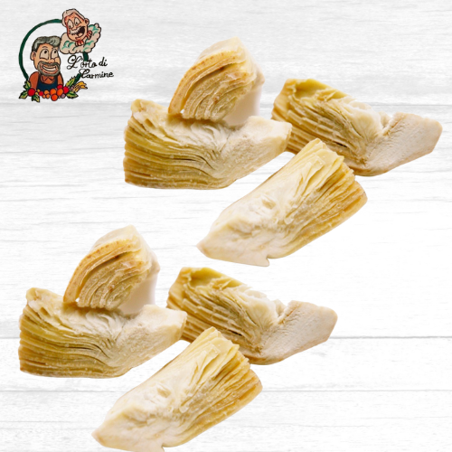 Carciofi tagliati a spicchi