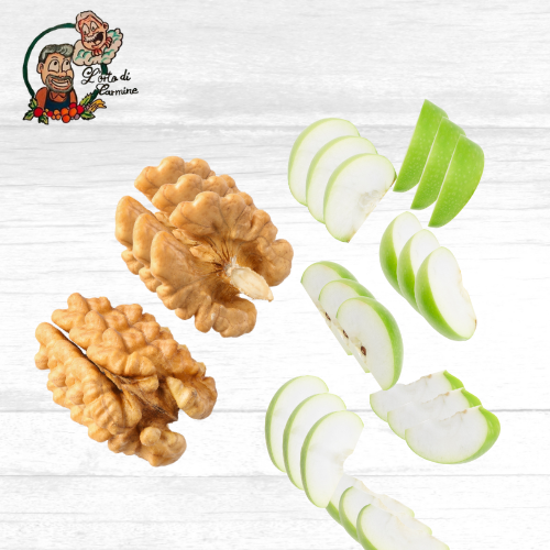 Insalatina mista con Mela e Noci
