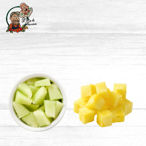 Melone invernale ed Ananas a cubetti